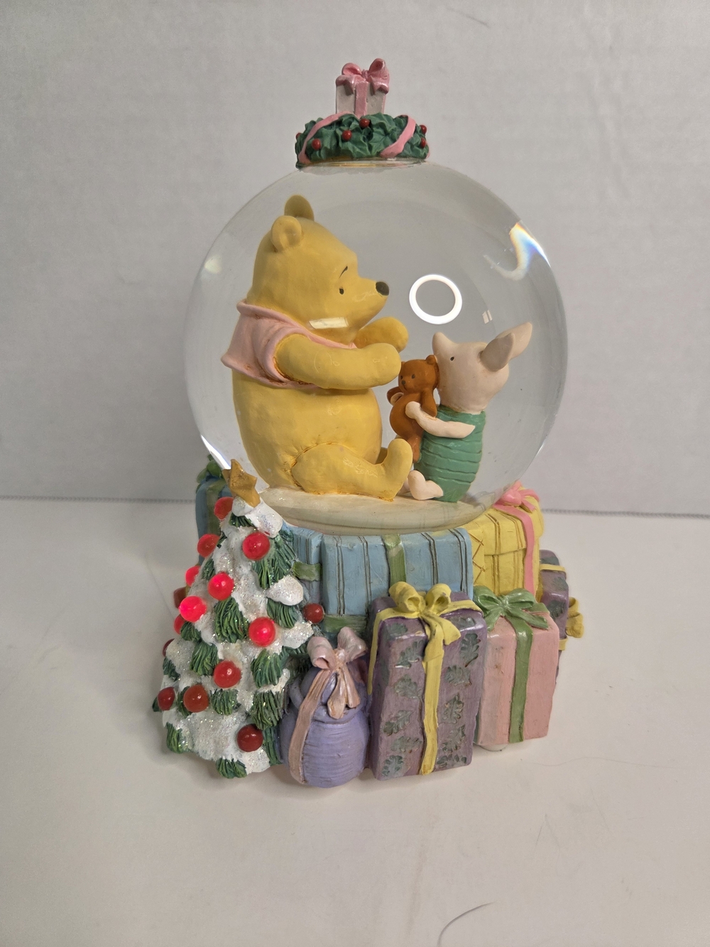 VTG 1963 Winnie The Pooh Disney Musical Water Globe Wonderland Music Company